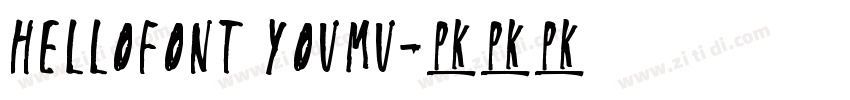 HelloFont YOUmu字体转换